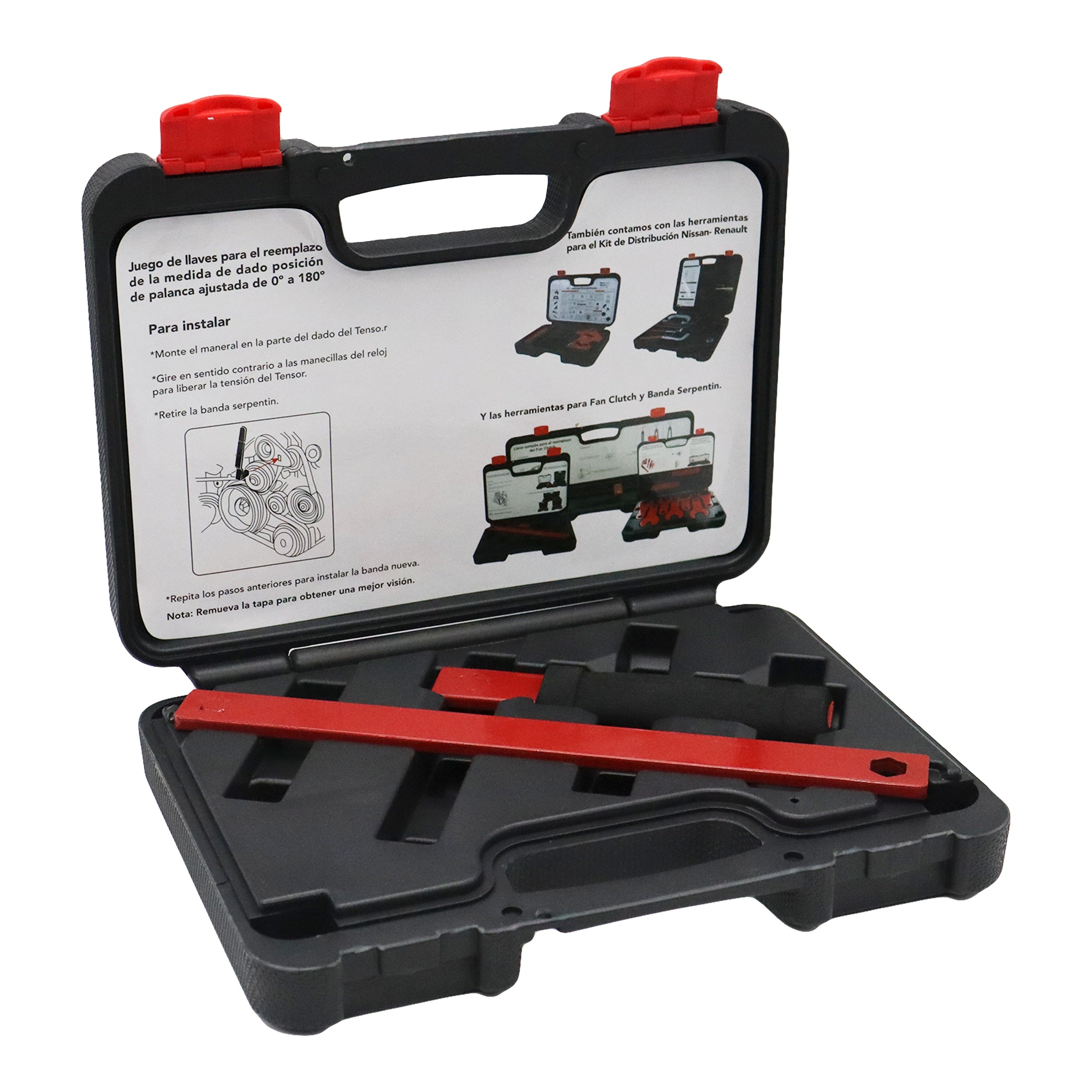 HERRAMIENTA PARA BUICK LACROSSE 2.4L L4 2010 MANGO DE EXTRACCIÓN Y MONTAJE DEL TENSOR DE ACCESORIOS DE ASPIRACIÓN NATURAL