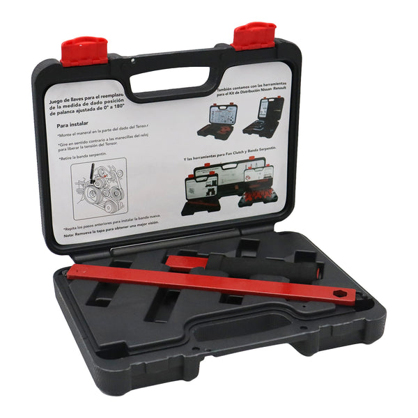 HERRAMIENTA PARA BUICK LACROSSE 2.4L L4 2010 MANGO DE EXTRACCIÓN Y MONTAJE DEL TENSOR DE ACCESORIOS DE ASPIRACIÓN NATURAL