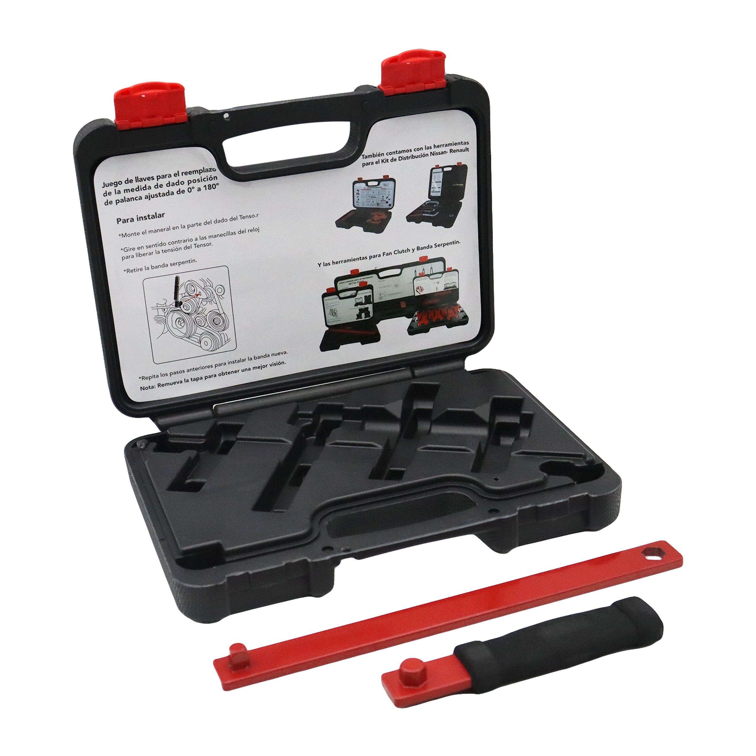 HERRAMIENTA PARA BUICK LACROSSE 2.4L L4 2010 MANGO DE EXTRACCIÓN Y MONTAJE DEL TENSOR DE ACCESORIOS DE ASPIRACIÓN NATURAL