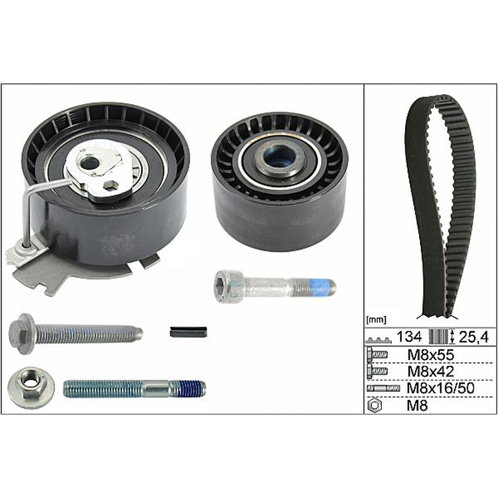 KIT DE DISTRIBUCION PEU 301 13/17 1.6L L4