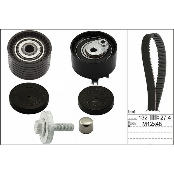 KIT DE DISTRIBUCION CLIO-PLATINA 1.6L 02-010, STEPWAY 1.6L 010-018, SANDERO 1.6L 010-015, LOGAN 015-019