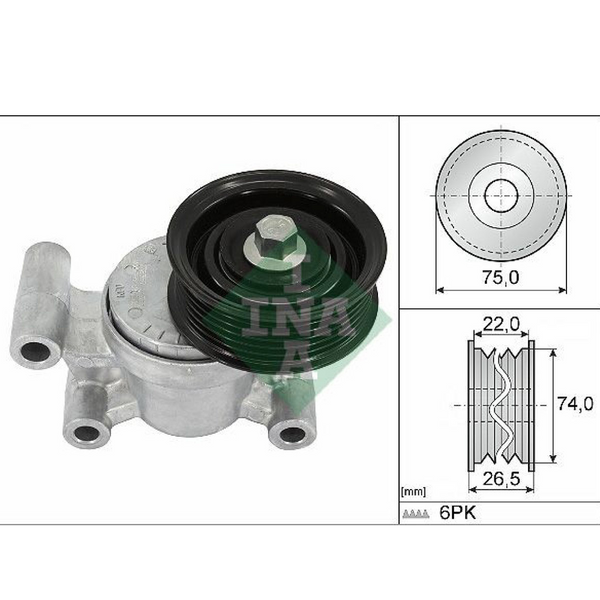 TENSOR BANDA ACCESORIOS MAZ 5 06/10 2.3L L4