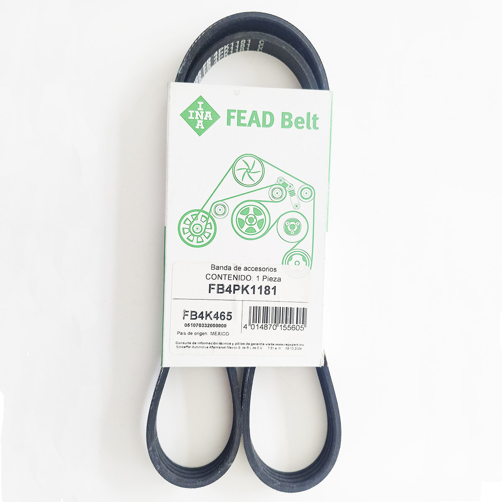 BANDA ACCESORIOS TOYOTA YARIS 1.5L 06-014  (C/AA)