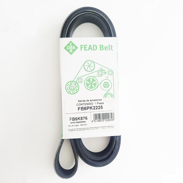 BANDA ACCESORIOS FORD ECOSPORT 2.0L (C/AA) 04-012, MONDEO 2.0L 01-07 (C/AA D/H)