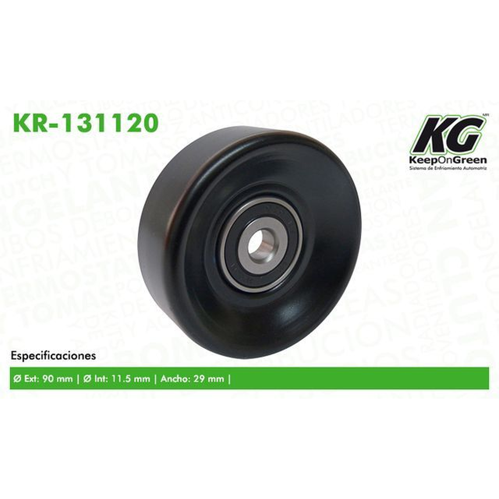 POLEA GUIA ACCESORIOS CHR VOYAGER GRAND VOYAGER 91/00 3.0L V6  KEEP ON GREEN