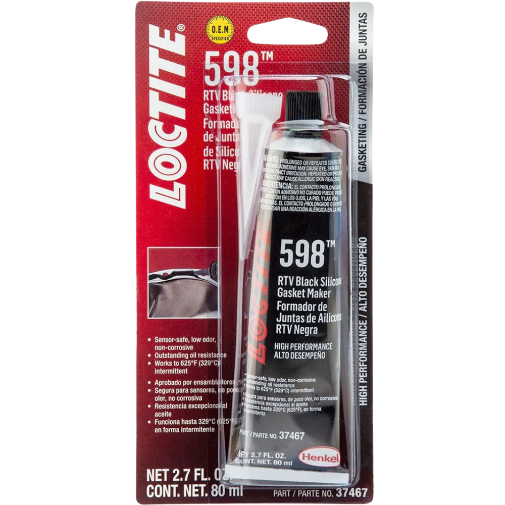 LOCTITE 598 TM SILICON RTV NEGRO ALTO DESEMPEÑO
