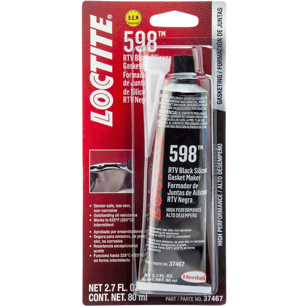 LOCTITE 598 TM SILICON RTV NEGRO ALTO DESEMPEÑO