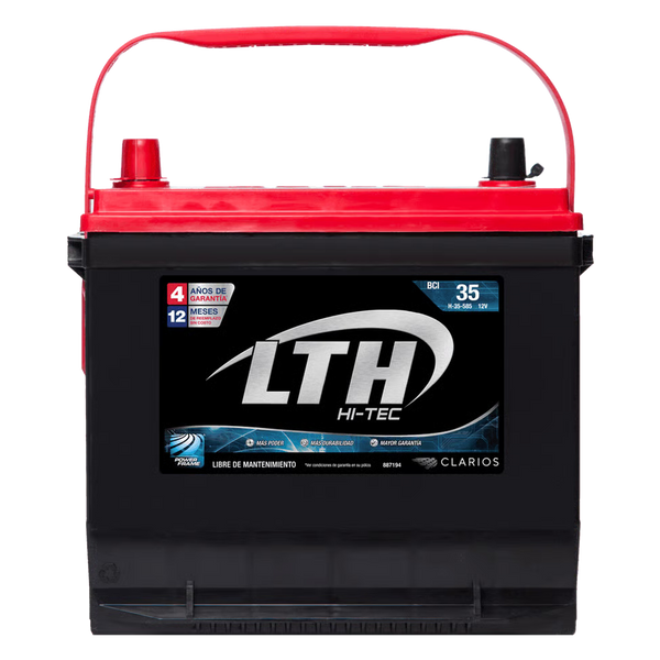 ACUMULADOR CAPACIDAD DE ARRANQUE A 0°C 718 AMPS -/+