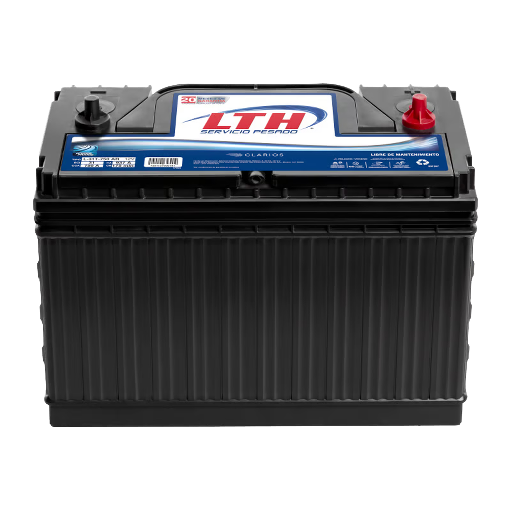 ACUMULADOR DE TORNILLOS CAPACIDAD DE ARRANQUE A 0°C 937 AMPS +-/