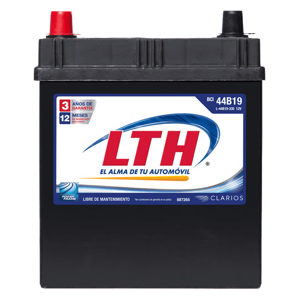 ACUMULADOR CAPACIDAD DE ARRANQUE A 0°C 412 AMPS -/+ FIT