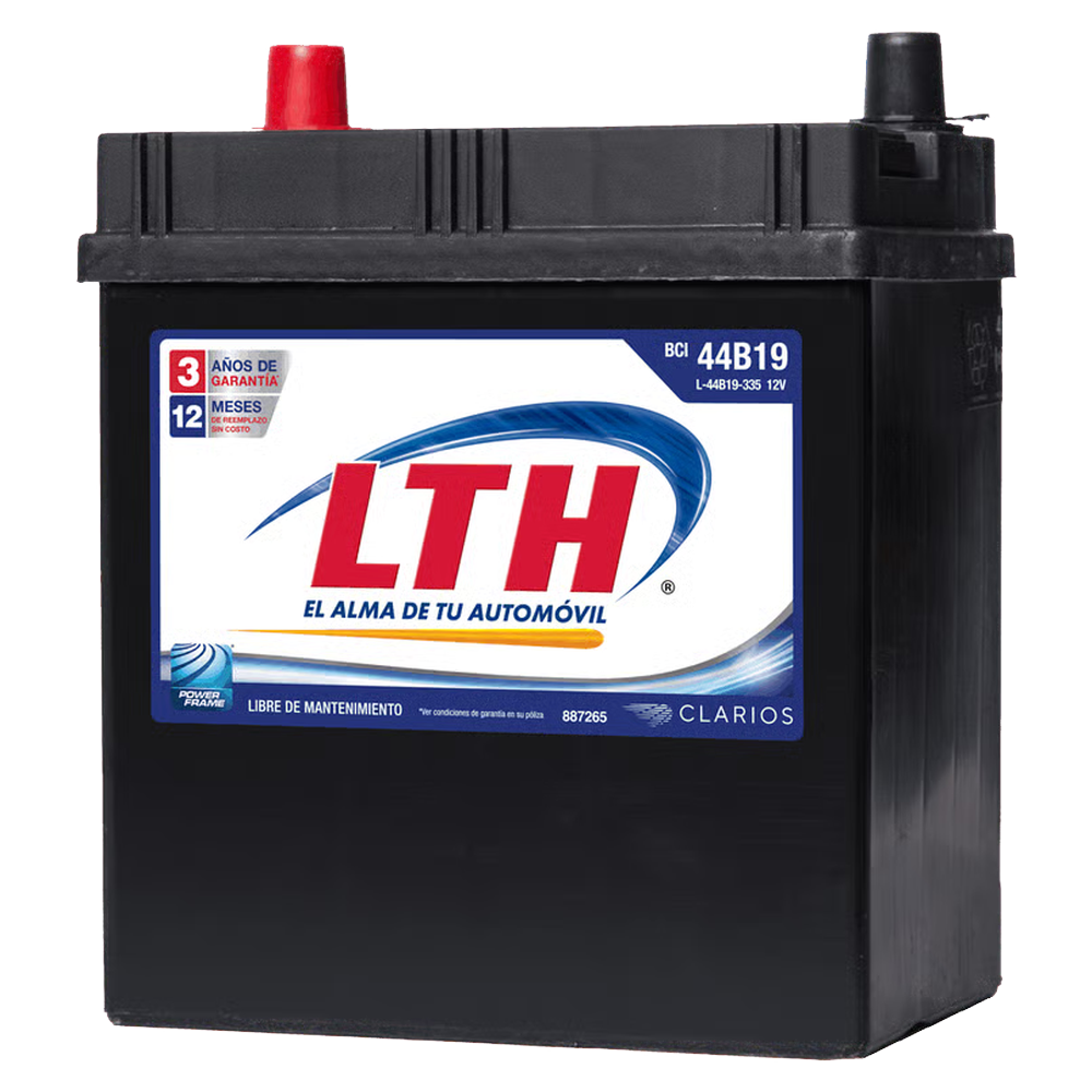 ACUMULADOR CAPACIDAD DE ARRANQUE A 0°C 412 AMPS -/+ FIT