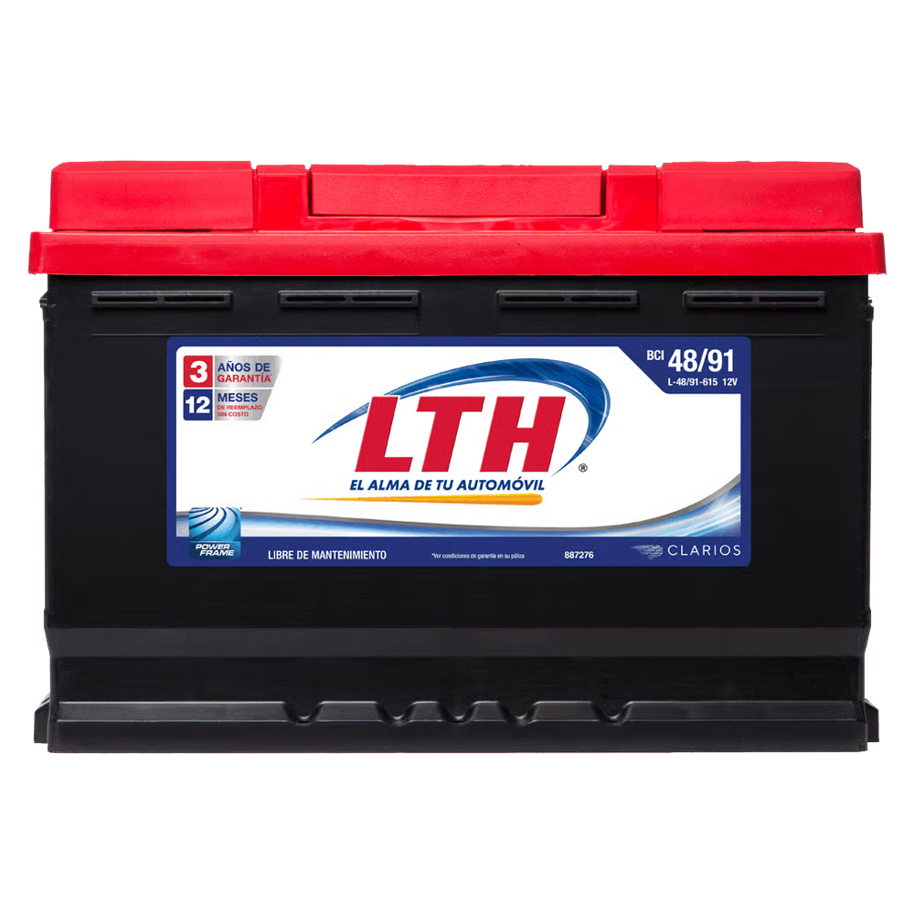 ACUMULADOR CAPACIDAD DE ARRANQUE A 0°C 768 AMPS -/+