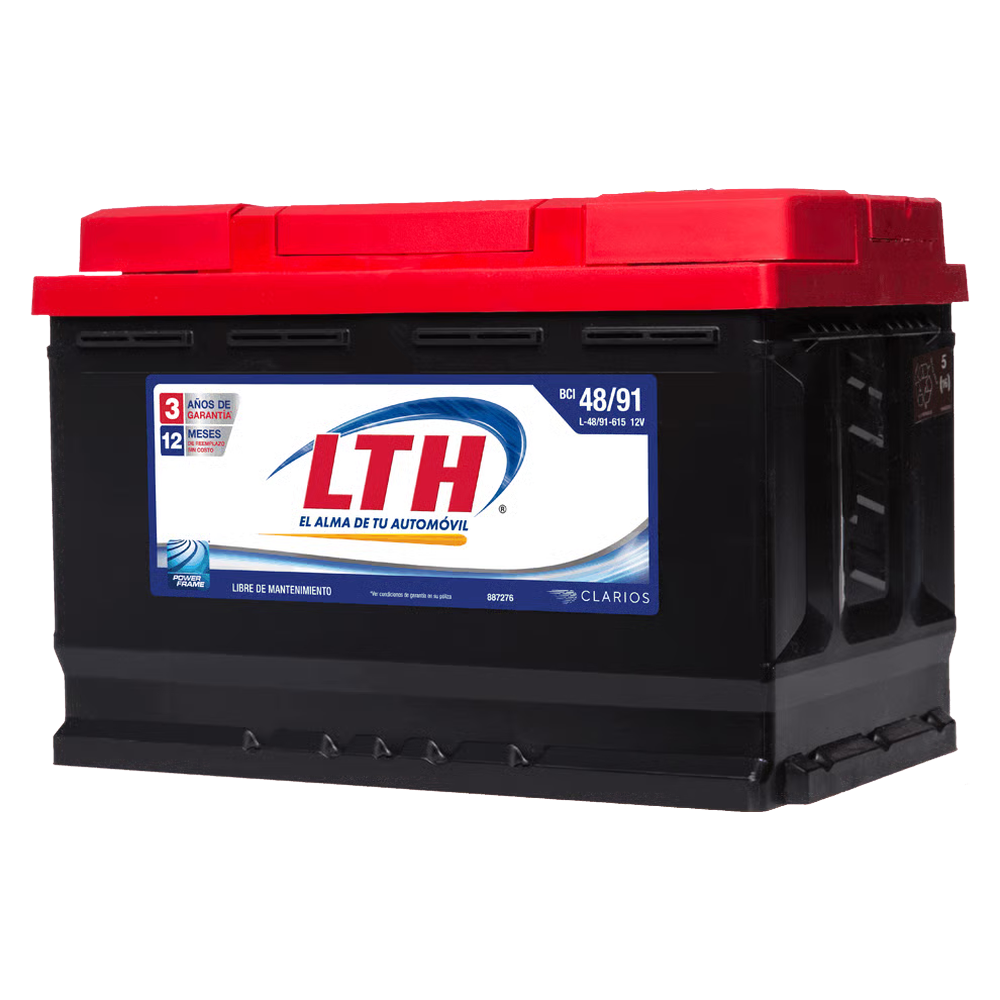 ACUMULADOR CAPACIDAD DE ARRANQUE A 0°C 768 AMPS -/+