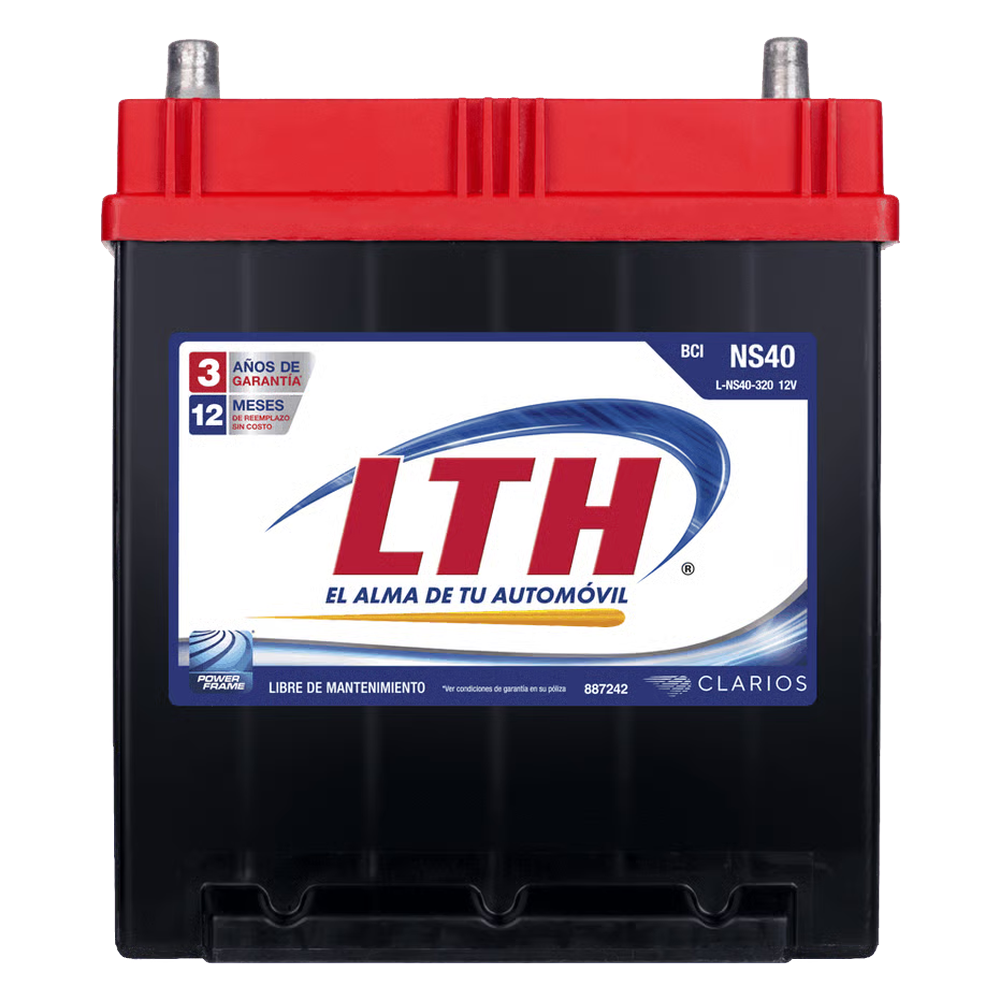 ACUMULADOR CAPACIDAD DE ARRANQUE A 0°C 400 AMPS -/+