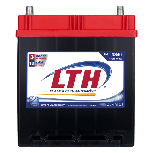 ACUMULADOR CAPACIDAD DE ARRANQUE A 0°C 400 AMPS -/+