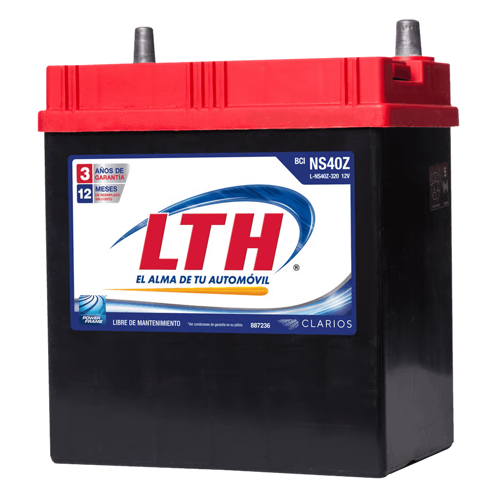 ACUMULADOR CAPACIDAD DE ARRANQUE A 0°C 400 AMPS +/- MATIZ