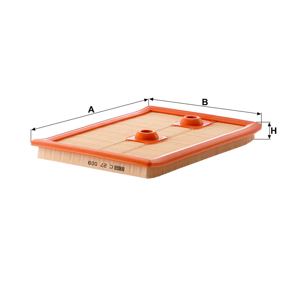 FILTRO DE AIRE GOLF 1.4L 2015-2017, JETTA 1.4L 2019-2021, ATECA 1.4L 2018-2021, IBIZA 1.2L 2016-2017