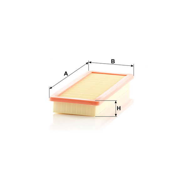 FILTRO DE AIRE PEUGEOT 207 1.6L 08-014, PEUG 208 GT 014-016, PEUG 3008 1.6L 011-023, MINI COOPER 1.6L 07-016