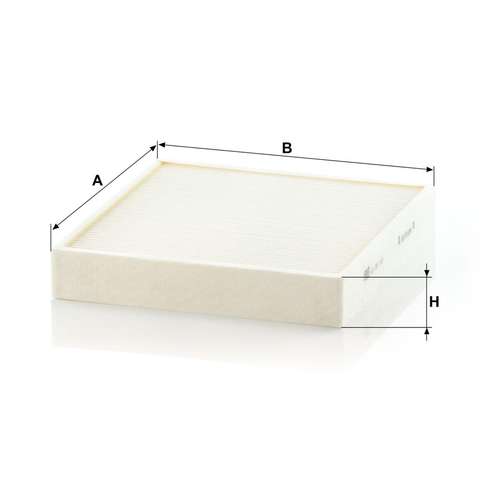 FILTRO DE CABINA IBIZA 1.2L 015-017, TOLEDO 1.4L 015-019, AUDI A1 1.8L 016-018