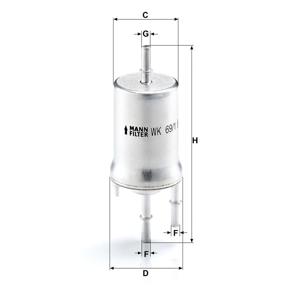 FILTRO DE GASOLINA CON REGULADOR 3.0 BAR SEA CORDOBA IBIZA 06/09 1.6L L4
