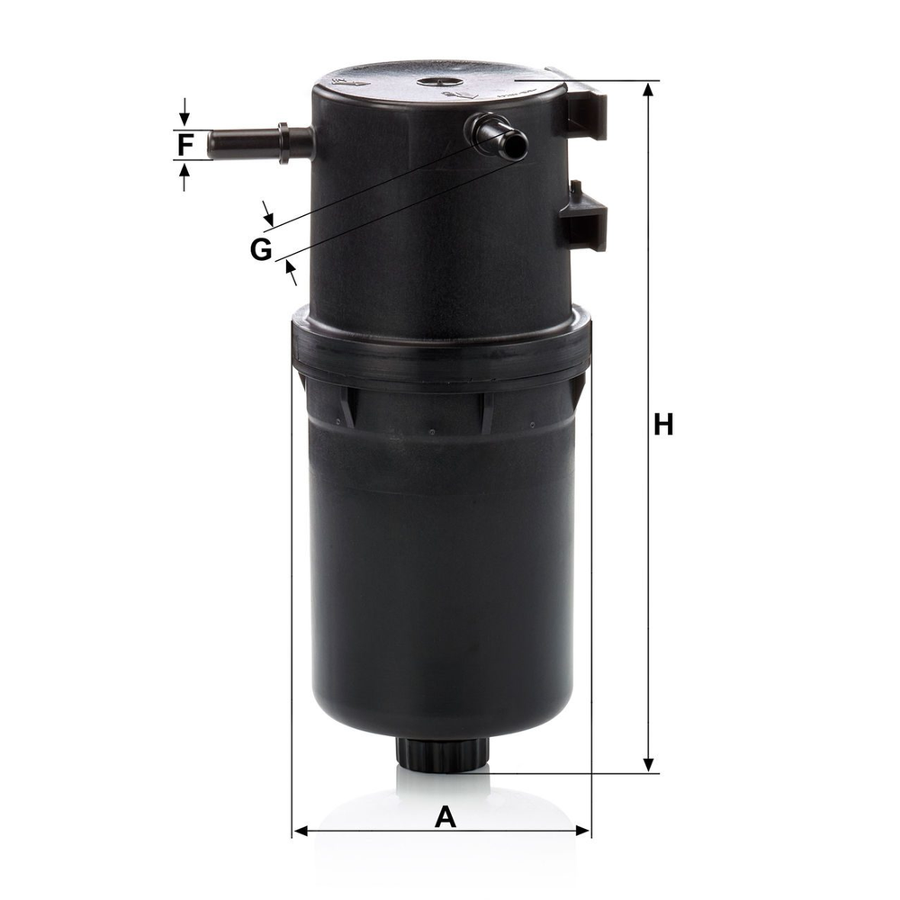 FILTRO DE COMBUSTIBLE VW AMAROK  2.0L 2011-2019 TDI S/CONEXION SENSOR DE AGUA