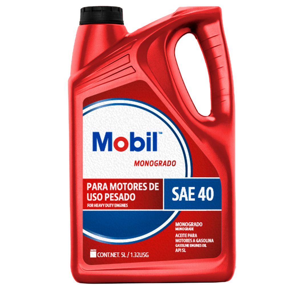 ACEITE MOBIL MONOGRADO SAE 40 GARRAFA 5L = 125027