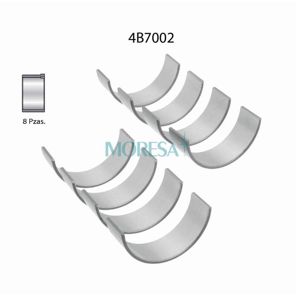 METALES PARA BIELA CLIO-PLATINA 1.6L 2002-2010, APRIO 2008-2010, KANGOO 1.6L 2004-2011 (16 VAL)