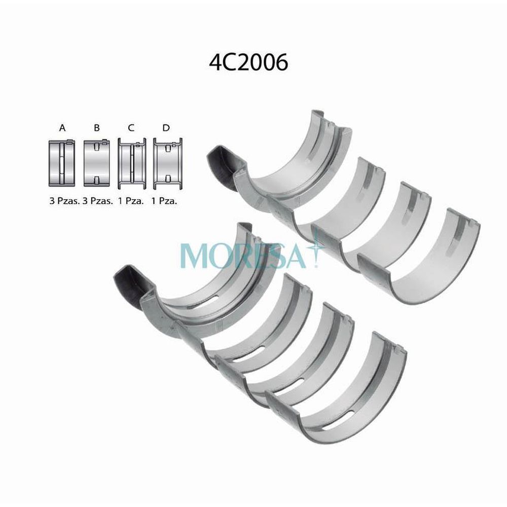 METALES PARA BANCADA FORD EXPLORER 4.0L 1991-2010, RANGER 4.0L 2002-2010