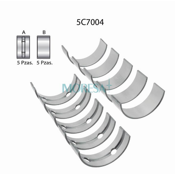 METALES PARA BANCADA CLIO-PLATINA 1.6L 2002-2010, APRIO 2008-2010, KANGOO 1.6L 2004-2011 (16 VAL)