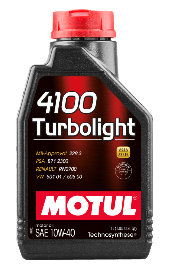 ACEITE MOTUL TECHNOSYNTHESE 4100 SYN-NERGY 10W40 BOTELLA 1L (108644) (112890)