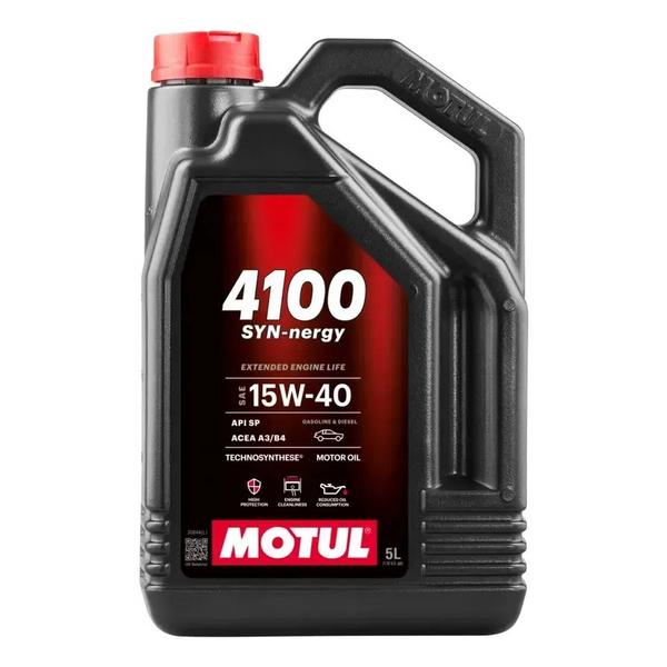 ACEITE MOTUL TECHNOSYNTHESE 4100 SYN-NERGY 15W40 GARRAFA 5L   113158