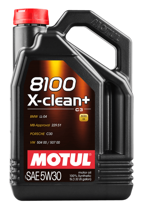 ACEITE MOTUL SINTETICO 8100 X-CLEAN+ 5W30 GARRAFA 5L (106377)