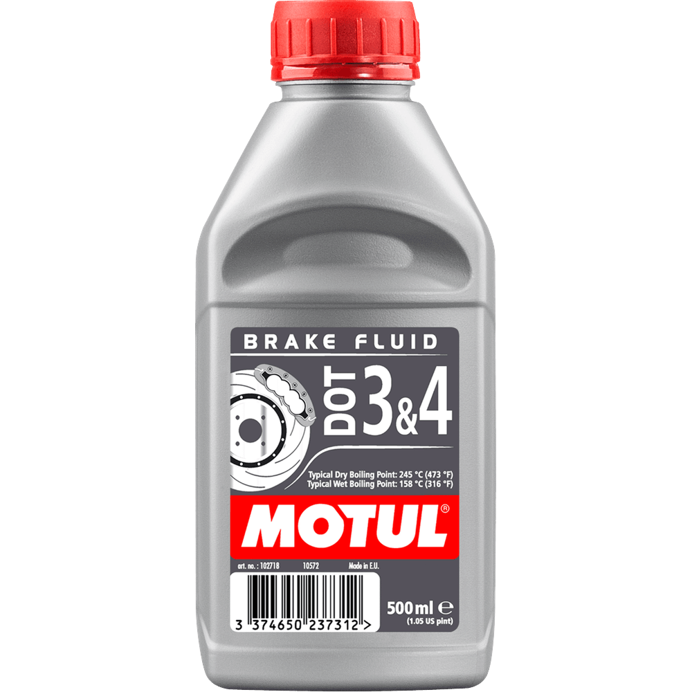 MOTUL DOT 3 Y 4 LIQUIDO DE FRENOS SINTETICO 500ML 102718