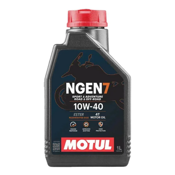 ACEITE PARA MOTOR A GASOLINA 4 TIEMPOS MOTUL NGEN 7 10W40 1L  6104-1123