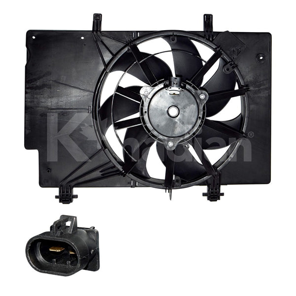 MOTOVENTILADOR PARA FORD FIESTA 1.0L L3 2014-2017 NAILON TURBOALIMENTADO
