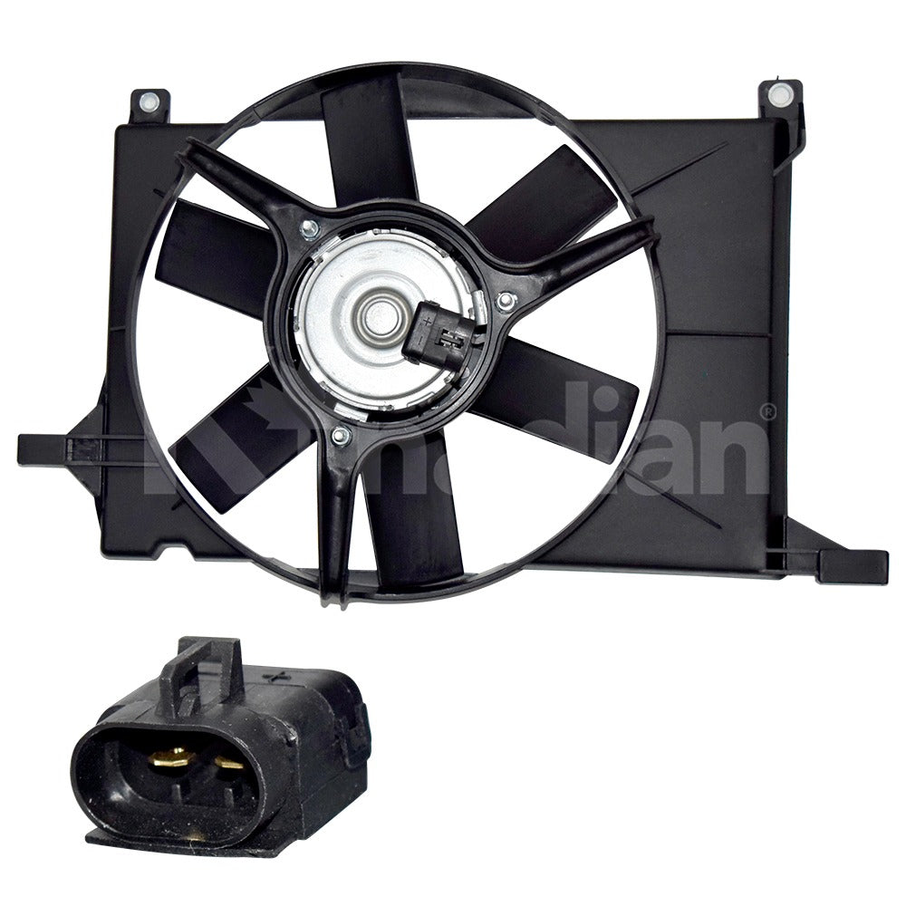 MotoventiladorChevrolet Chevy 1.6L L4 2004-2004 MTV102 Naturally Aspirated Nylon