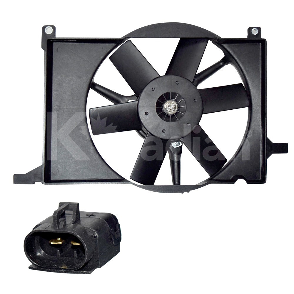 MotoventiladorChevrolet Chevy 1.6L L4 2004-2004 MTV102 Naturally Aspirated Nylon