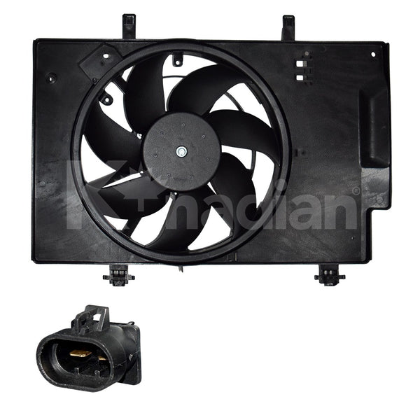 MOTOVENTILADOR PARA FORD FIGO 1.5L L4 2016-2018 NAILON DE ASPIRACIÓN NATURAL