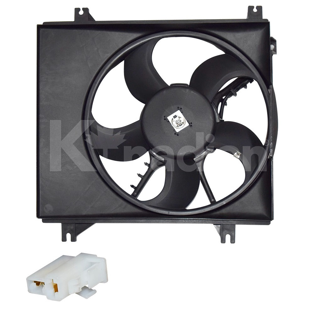 MOTOVENTILADOR PARA DODGE ATOS 1.0L L4 2001-2004 NAILON DE ASPIRACIÓN NATURAL