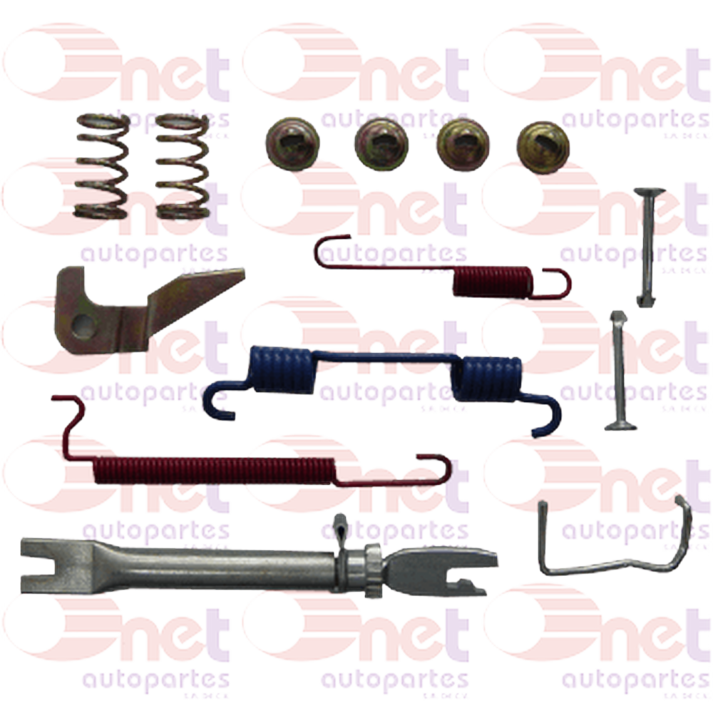 KIT FRENO DE TAMBOR IZQUIERDO CHEVROLET CHEVY 94-012, CHEVROLET CORSA 03-08 (1665Z)