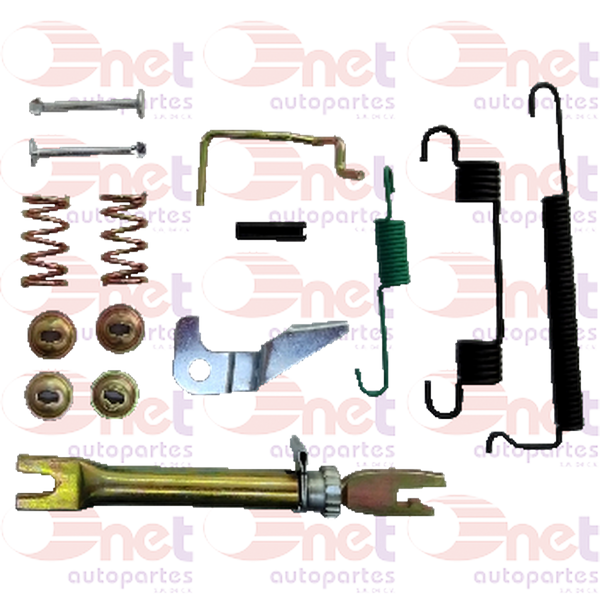 KIT FRENO DE TAMBOR IZQUIERDO CHEVROLET AVEO 08-017, SPARK (CLASICO) 1.2L 011-017, BEAT 018-021 (1547Z)