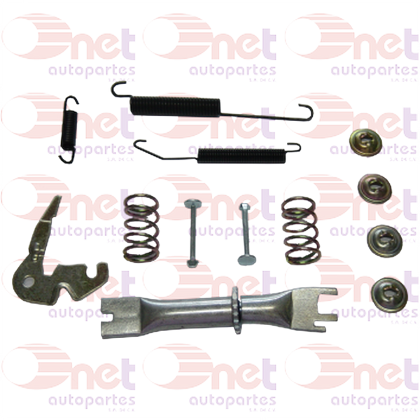 KIT FRENO DE TAMBOR IZQUIERDO NISSAN TIIDA 2007-2018, DODGE ATTITUDE 2015-2023, MIRAGE 2017-2020 (1624Z)