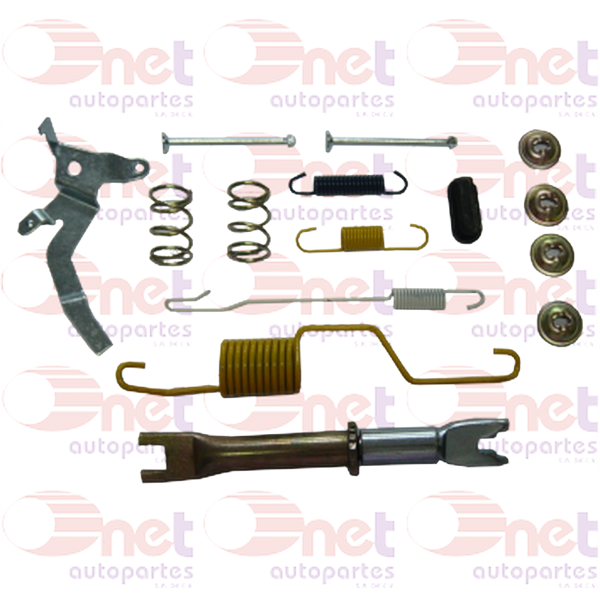 KIT FRENO DE TAMBOR IZQUIERDO TOYOTA HILUX 2.7L 2005-2013, TOYOTA HIACE 2006-2008 (1358Z)