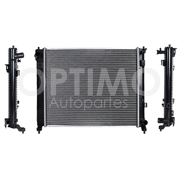 RADIADOR DE REFRIGERANTE NISSAN VERSA 2012-2019,  MARCH 2012-2023, V-DRIVE 2020-2023 (CON/SIN A/A)