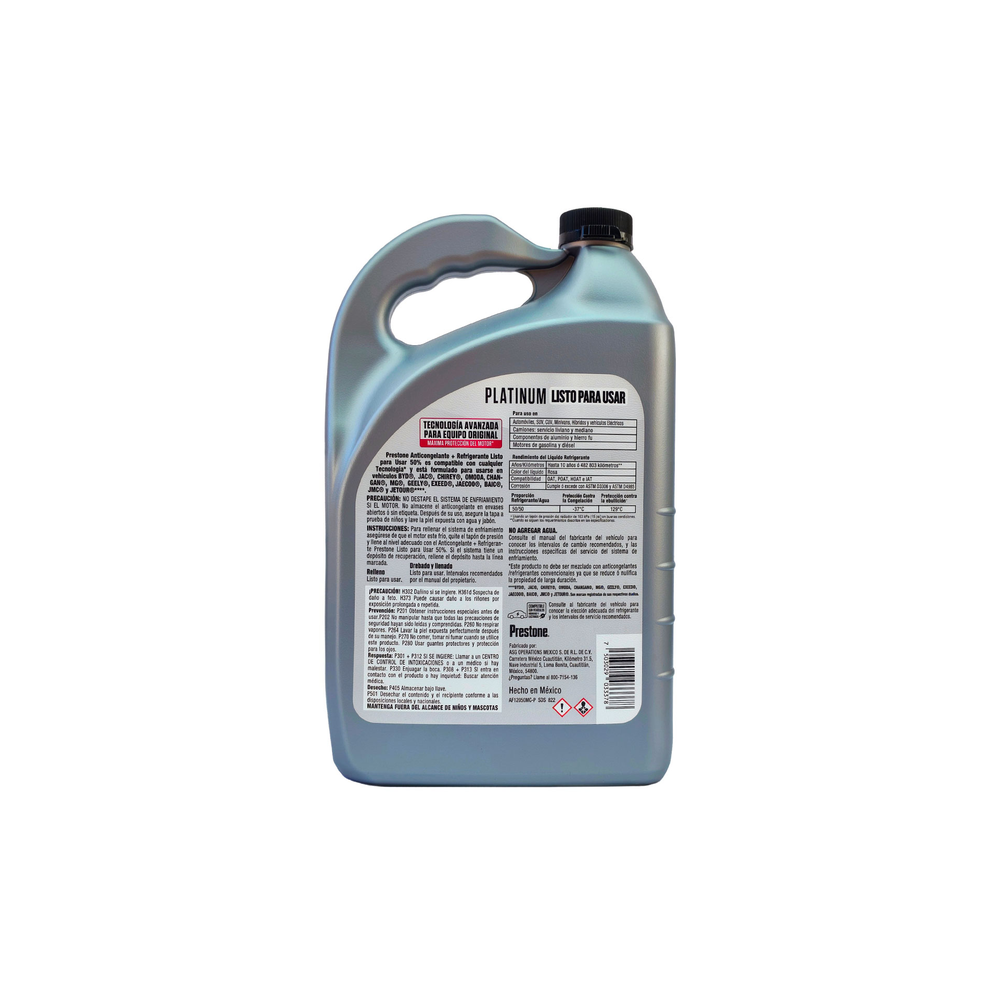 REFRIGERANTE PRESTONE AFC VEHICULOS CHINOS ROSA 50% GALON