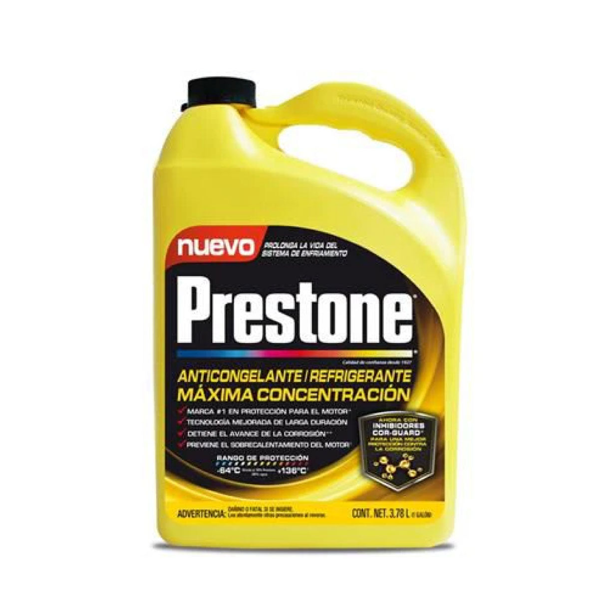 ANTICONGELANTE PRESTONE COR-GUARD MAX CONCENTRADO 97% 3.785 L