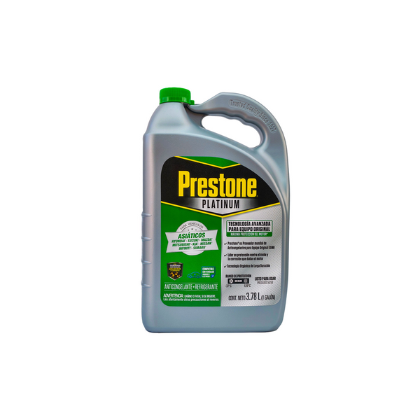 ANTICONGELANTE PRESTONE VERDE ASIATICOS LISTO PARA USAR 50% 3.785L