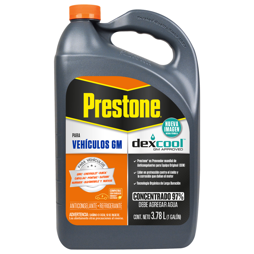 ANTICONGELANTE PRESTONE DEX COOL CONCENTRADO 97% 3.785 L