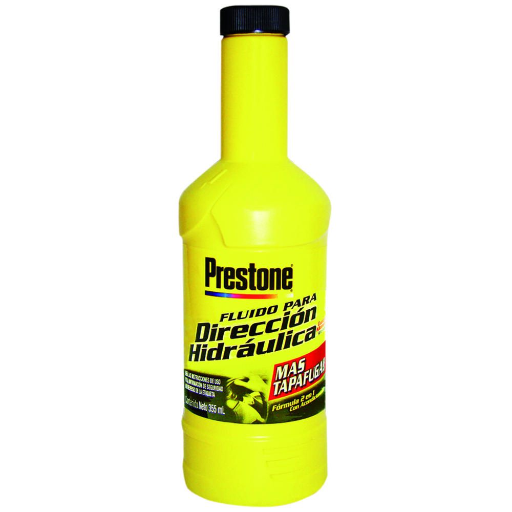 PRESTONE FLUIDO PARA DIRECCION HIDRAULICA + TAPA FUGAS 355 ML