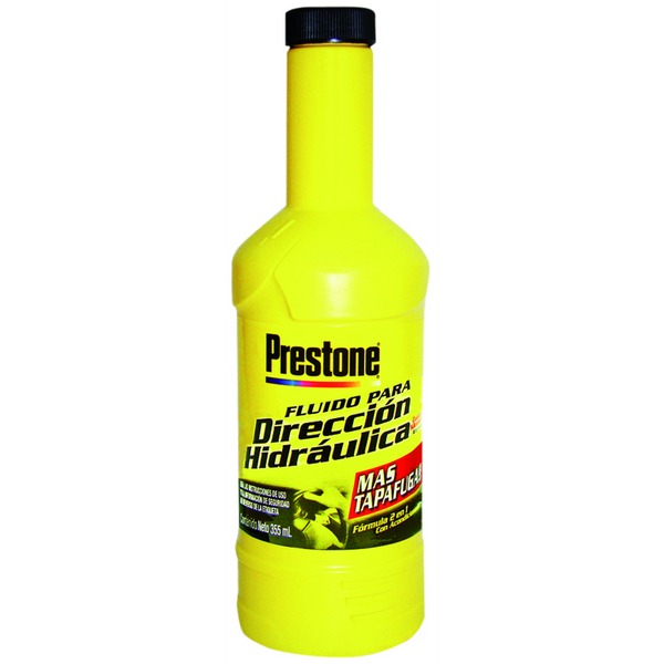 PRESTONE FLUIDO PARA DIRECCION HIDRAULICA + TAPA FUGAS 355 ML
